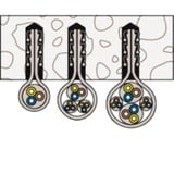 fischer Fascetta doppia Steckfix plus SF plus ZS 10, Fascetta stringitubo grigio chiaro