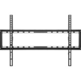 goobay Supporto da parete per TV Basic FIXED (L), Montaggio a parete Nero