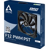 ARCTIC F12 PWM PST Case per computer Ventilatore 12 cm Nero 1 pz Nero, Ventilatore, 12 cm, 1350 Giri/min, 0,3 son, 53 pdc/min, 90,1 m³/h