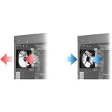 ARCTIC F12 PWM PST Case per computer Ventilatore 12 cm Nero 1 pz Nero, Ventilatore, 12 cm, 1350 Giri/min, 0,3 son, 53 pdc/min, 90,1 m³/h