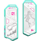 ASUS 90DD02H1-B09000, Disk enclosure bianco/Menta