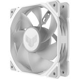 ASUS TUF GAMING TR120 ARGB REVERSE 3IN1 White Case per computer Raffreddatore d'aria 12 cm Bianco, Ventola bianco/trasparente, Raffreddatore d'aria, 12 cm, 2000 Giri/min, Bianco