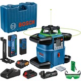 Bosch GRL 650 CHVG 70 m 500-540 nm (< 10mW), Laser rotante blu, 70 m, 1,5 mm/m, 8,5°, 650 m, 600 Giri/min, 360°