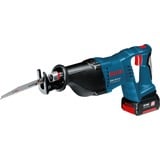 Bosch GSA 18 V-LI Nero, Blu, Scambiarsi sega blu/Nero, Deep discharge, Surriscaldamento, Sovraccarico, Nero, Blu, 2,8 cm, Batteria, Ioni di Litio, 5 Ah