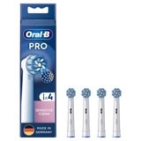Braun Sensitive Clean 4 pz Bianco, Testina bianco, 4 pz, Bianco, 3 mese(i), Extra morbido, Oral-B, Scatola