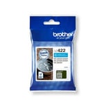 Brother LC422C cartuccia d'inchiostro 1 pz Originale Ciano Ciano, 1 pz, 550 pagine, Confezione singola