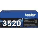 Brother TN-3520 cartuccia toner 1 pz Originale Nero 20000 pagine, Nero, 1 pz