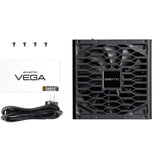Chieftec Vega 750W Series PPG-750-S alimentatore per computer 20+4 pin ATX ATX Nero, Alimentatore PC 750 W, 100 - 240 V, 20+4 pin ATX, 60 cm, 400 mm, 400 mm
