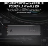 Corsair MP700 PRO 2 TB, Disco a stato solido Nero