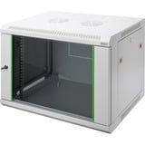 Digitus Alloggiamento a parete Serie Dynamic Basic - 600 x 450 mm (L x P), IT armadio grigio chiaro, Da parete, 12U, 60 kg, Grigio