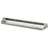 Digitus Pannello patch modulare, 24 porte RJ-45, Patch Panel argento