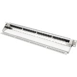 Digitus Pannello patch modulare, 24 porte RJ-45, Patch Panel argento