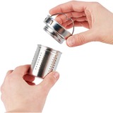 Emsa N20805 420 ml Trasparente, Tazza termica blu/trasparente, Trasparente, Vetro, Silicone, Acciaio inox, Cina, 420 ml, 82 mm