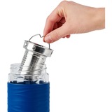 Emsa Tea Mug 420 ml Trasparente blu/trasparente, Trasparente, Vetro, Silicone, Acciaio inossidabile, Cina, 420 ml, 82 mm