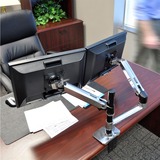 Ergotron LX Series Dual Stacking Arm 61 cm (24") Argento Scrivania, Base per monitor argento, 18,1 kg, 61 cm (24"), 75 x 75 mm, 100 x 100 mm, Regolazione altezza, Argento