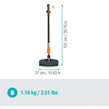 GARDENA Set di lavaggio Cleansystem soft con manico S, Spazzole di lavaggio grigio/Turchese