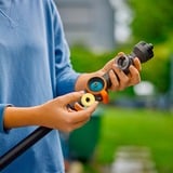 GARDENA Set di lavaggio Cleansystem soft con manico S, Spazzole di lavaggio grigio/Turchese