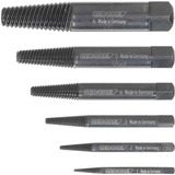 GEDORE Set di estrattori per viti, 6 pezzi, M3 - M24, Estrattore 