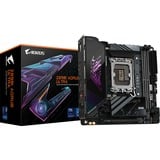 GIGABYTE Z890I AORUS ULTRA Scheda Madre - Supporta CPU Intel Core Ultra (Serie 2), VRM a 8+1+2 fasi, fino a 8800MHz DDR5 (OC), 1xPCIe 5.0 + 1xPCIe 4.0, Wi-Fi 7, LAN 2.5GbE, Thunderbolt 4 VRM a 8+1+2 fasi, fino a 8800MHz DDR5 (OC), 1xPCIe 5.0 + 1xPCIe 4.0, Wi-Fi 7, LAN 2.5GbE, Thunderbolt 4, Intel, LGA 1851 (Socket V1), Intel Core Ultra (Series 2), LGA 1851, 256 GB, DDR5-SDRAM