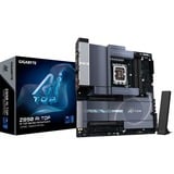 GIGABYTE Z890 AI TOP Scheda madre - CPU Intel Core Ultra (Serie 2), VRM a 16+1+2 fasi, fino a 9500 MHz DDR5 (OC), 1xPCIe 5.0 + 3xPCIe 4.0 M.2, Wi-Fi 7, LAN 10 GbE, Thunderbolt 5 VRM a 16+1+2 fasi, fino a 9500 MHz DDR5 (OC), 1xPCIe 5.0 + 3xPCIe 4.0 M.2, Wi-Fi 7, LAN 10 GbE, Thunderbolt 5, Intel, LGA 1851 (Socket V1), Intel Core Ultra (Series 2), LGA 1851, DDR5-SDRAM, 256 GB
