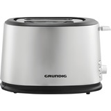 Grundig TA 5620 2 fetta/e 850 W Nero, Acciaio inossidabile, Tostapane argento/Nero, 2 fetta/e, Nero, Acciaio inossidabile, Acciaio inossidabile, Pulsanti, 850 W