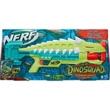 Hasbro DinoSquad Armorstrike, Pistola NERF verde chiaro/verde scuro, Blaster giocattolo, 8 anno/i, 99 anno/i, Dinosaur, 1 kg