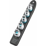 Hazet SmartRail 1/2" set di bussole esagonali esterne, 5 pezzi, chiave combinata   Nero