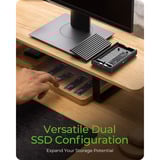 ICY BOX 61121, Disk enclosure Nero