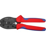 KNIPEX PreciForce Crimpzange 97 52 34 SB, Pinza crimpatrice rosso/Blu