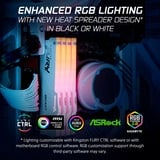 Kingston FURY FURY Beast 32 GB 6000 MT/s DDR5 CL36 DIMM White RGB EXPO, Memoria bianco, 32 GB, 1 x 32 GB, DDR5, 288-pin DIMM
