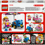 LEGO Super Mario 72038 Mario Kart – Wario e Re Boo, Giocattolo Interattivo con 2 Macchine e 2 Figure, Regalo per Bambini 8+, Giochi di costruzione Giocattolo Interattivo con 2 Macchine e 2 Figure, Regalo per Bambini 8+, Set da costruzione, 8 anno/i, Plastica, 512 pz, 677 g