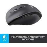 Logitech LGT-M705S Mouse antracite, Mano destra, Laser, RF Wireless, 1000 DPI, Nero