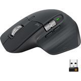 Logitech MX Master 3 Mouse Wireless Avanzato, Ricevitore Bluetooth o USB 2,4 GHz, Scorrimento Ultrarapido, 4000 DPI Qualsiasi Superficie, Ergonomico, 7 Pulsanti, PC/Mac/Laptop/iPadOS - Grigio Chiaro grafite, Ricevitore Bluetooth o USB 2,4 GHz, Scorrimento Ultrarapido, 4000 DPI Qualsiasi Superficie, Ergonomico, 7 Pulsanti, PC/Mac/Laptop/iPadOS - Grigio Chiaro, Mano destra, Laser, Wireless a RF + Bluetooth, 4000 DPI, Grafite