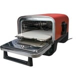 Ninja Woodfire, forno elettrico da esterno, forno per pizza e affumicatore OO101EU, Forno pizza marrone/Argento