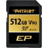 Patriot EP 512 GB SDXC, Scheda di memoria Nero
