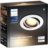 Philips Hue White Ambiance Milliskin spot da incasso, Luce LED bianco