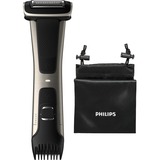 Philips Serie 7000 Bodygroom Rasoio Corpo BG7025/15, Tagliacappelli Nero/grigio, Bagnato e secco, Lama auto-affilante, Non richiede manutenzione (non necessita di lubrificazione), CA/Batteria, Nero