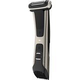 Philips Serie 7000 Bodygroom Rasoio Corpo BG7025/15, Tagliacappelli Nero/grigio, Bagnato e secco, Lama auto-affilante, Non richiede manutenzione (non necessita di lubrificazione), CA/Batteria, Nero