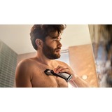 Philips Serie 7000 Bodygroom Rasoio Corpo BG7025/15, Tagliacappelli Nero/grigio, Bagnato e secco, Lama auto-affilante, Non richiede manutenzione (non necessita di lubrificazione), CA/Batteria, Nero