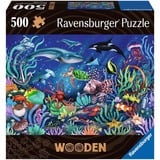Ravensburger Puzzle di legno Sotto il mare 