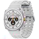 SAMSUNG Galaxy Watch Ultra 3,81 cm (1.5") AMOLED 47 mm Digitale 480 x 480 Pixel Touch screen 4G Titanio, Bianco Wi-Fi GPS (satellitare), Smartwatch 3,81 cm (1.5"), AMOLED, Touch screen, 64 GB, GPS (satellitare), 60,5 g