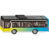 SIKU City Bus Modellino di autobus Preassemblato, Veicolo modello Modellino di autobus, Preassemblato, Qualsiasi tipo, Metallo, Plastica, Nero, Blu, Giallo, Non adatto per bambini con età inferiore ai 36 mesi