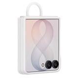 Samsung Custodia con anello magnetico in silicone, Custodia per telefono crema