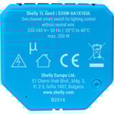 Shelly Shelly_2L_Gen3, Relè ciano