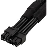 SilverStone SST-PP12-EPS cavo di alimentazione interno 0,55 m Nero, 0,55 m, 2 x EPS 8-pin, 12-Pin, Maschio, Maschio, Dritto