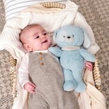 Spin Master Cagnolino di peluche realizzato al 100% con materiale riciclato, Peluche animali celeste/Bianco