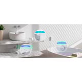 SwitchBot Rilevatore di acqua WLAN con cavo sensore, Segnalatore d'acqua bianco