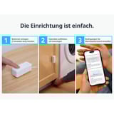 SwitchBot Rilevatore di acqua WLAN con cavo sensore, Segnalatore d'acqua bianco