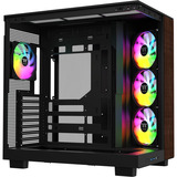 Thermaltake View 380 XL WS ARGB, Chassis Tower Nero/legno