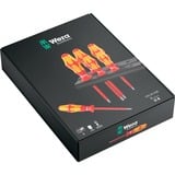 Wera 160 i/6 Set di cacciaviti Kraftform Plus Serie 100 + supporto, Cacciavite rosso/Giallo